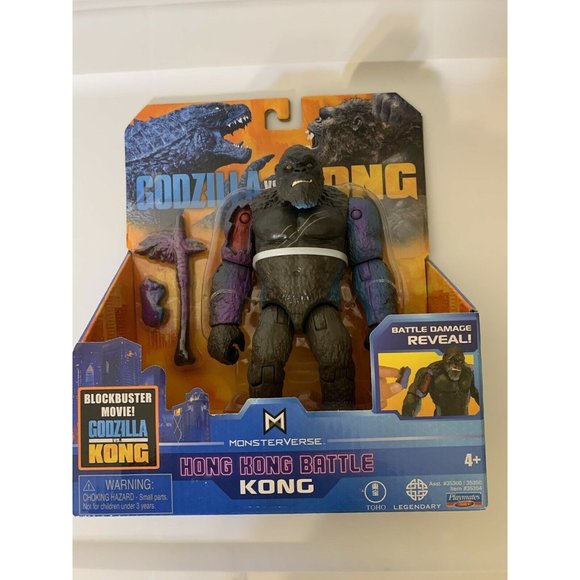 Godzilla‎ vs Kong HONG KONG BATTLE Playmates Monsterverse 6" Inch Figure - Picture 3 of 9